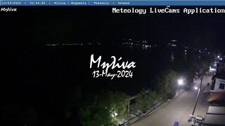 🌼 13-May-2024, Μηλίνα Πηλίου Live, Timelapses.gr 🇬🇷