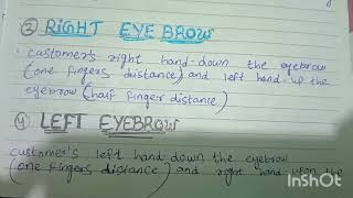 Threading Theory In English || Eyebrow Theory || Beautician course Class 1