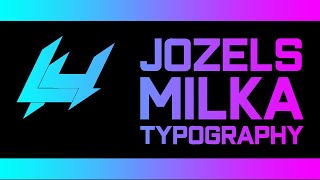 Jozels - Milka - Lyrics - Typography Visualizer