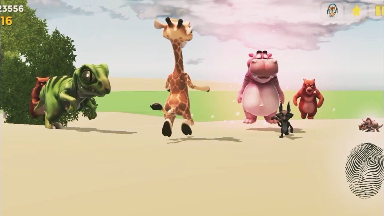 5 Giant Duck Cartoon, Paint & Animals Lion, Gorilla, Bear,Tiger , Cow Wild Animals Crossing Fountain