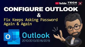 How to Configure Outlook | Fix Outlook Password issue | Outlook Configuration by Gmail Account
