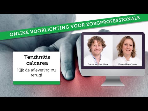 Online voorlichting over tendinitis calcarea | Voor zorgprofessionals