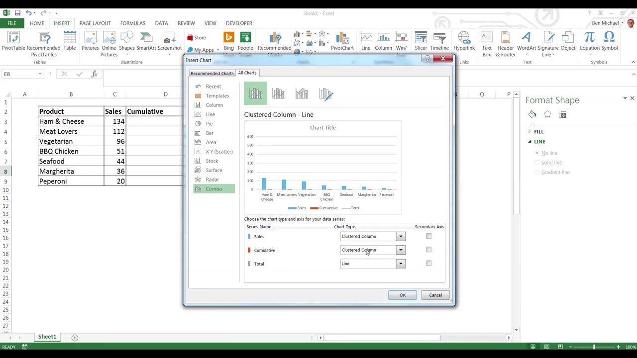 How To Do Pareto Chart In Excel 2007