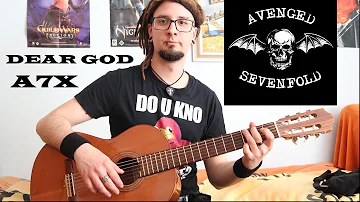 Avenged Sevenfold - Dear God Intro & Verse with TABS