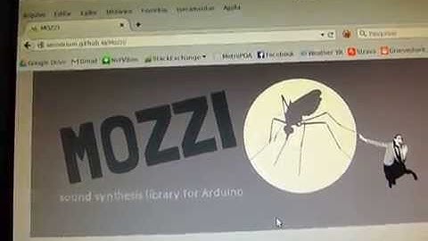 Realtime Sound Synthesis in Arduino with Mozzi library (Síntese Sonora no Arduino)