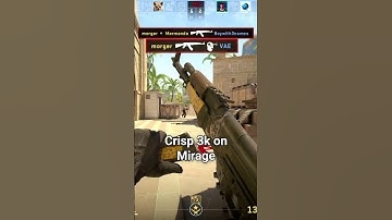 CS2 | Crisp 3k on Premier Mirage #cs2 #counterstrike2 #shorts #youtubeshorts