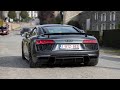 Audi R8 V10 Plus with Capristo Exhaust - LOUD Accelerations & Downshifts !