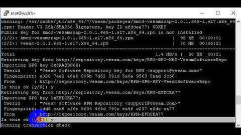 Install Veeam Agent for Linux