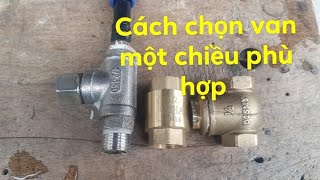 Cách Chọn Van Một Chiều Cho Máy Rửa Xe Có Áp Suất Lớn,