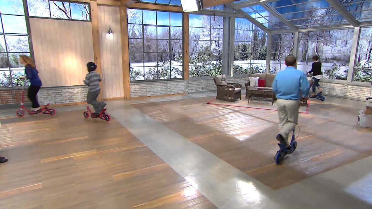 Peddler Self Propelled Scooter w/ Adjustable Handlebars with Amy Stran