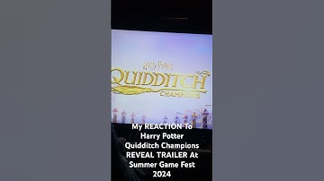 My REACTION To Harry Potter Quidditch Champions REVEAL TRAILER At Summer Game Fest 2024