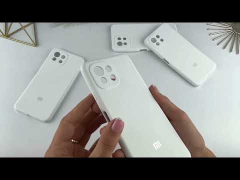 Силіконовий чохол для Xiaomi Redmi Mi 11 Lite White (9), видео 1