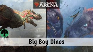 BIG BOY DINOS!! Mono Green Dinosaurs | MTG Arena | Deck Of The Day