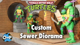 TMNT Sewer Custom Diorama for NECA Action Figures