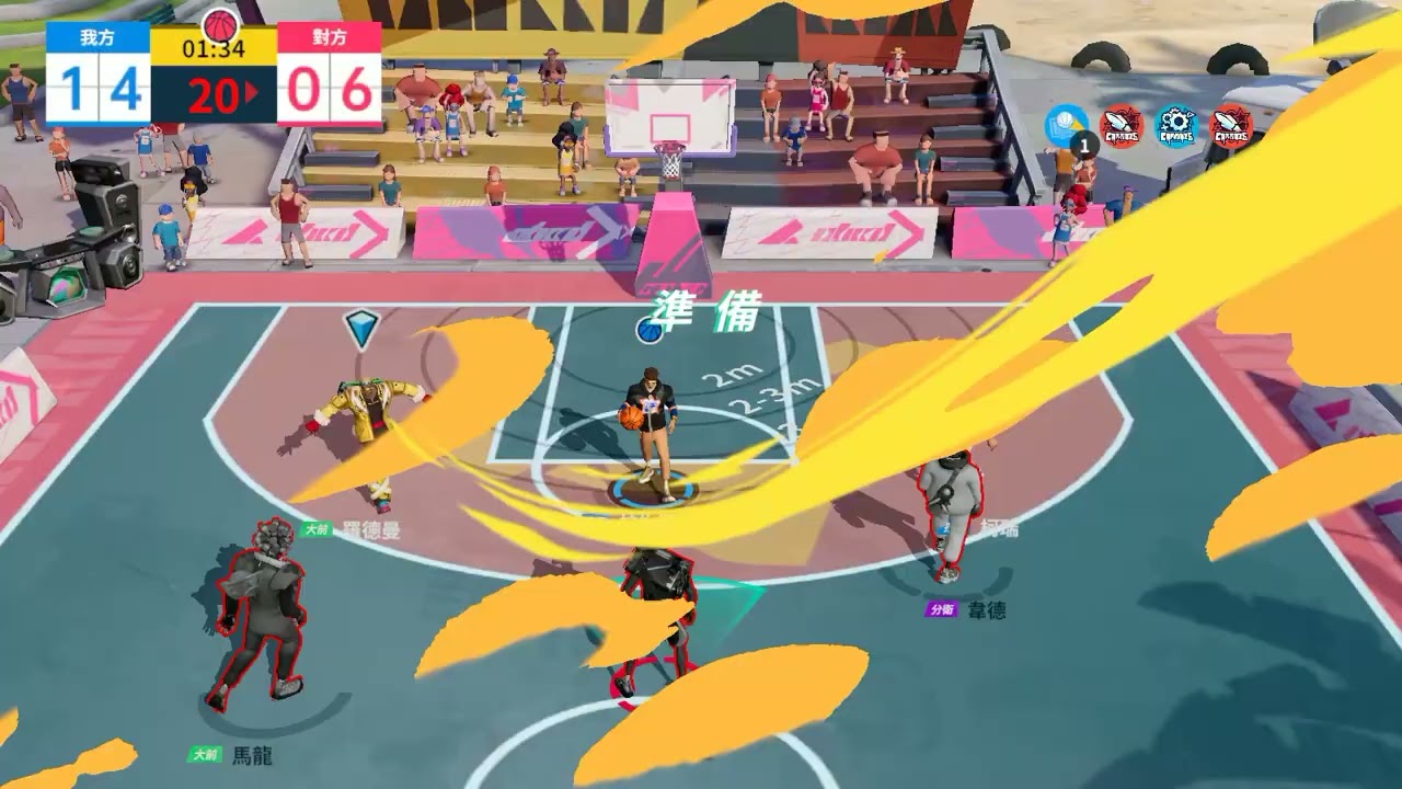 |全明星街球派對| 小號鑽石練三球  但這是什麼系統局(頂爛)