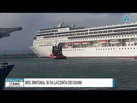 ✅SERVIZIO TG MSC Sinfonia, si fa la conta dei danni