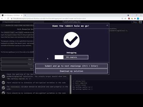 Learn Debugging (4/12) | Catch Misspelled Variable and Function Names | freeCodeCamp