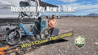 Unloading My New E Trike! Why I Chose It for Full Time RV Life