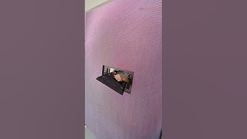 Curved design + dual maintenance — this LED screen does it all!#yuchip #curvedscreen #leddisplay