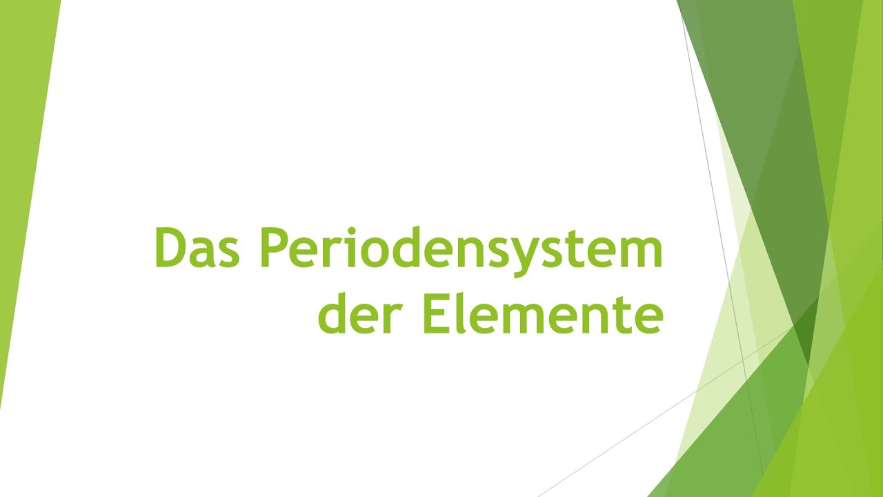 Physik: Das Periodensystem der Elemente einfach und kurz erklärt