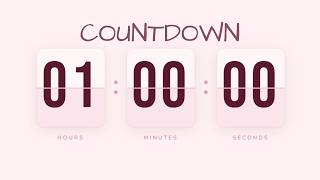 1 Hour Timer | Sakura Pink 🌸 screenshot 1