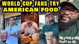 World Cup Fans Try American Food For The First Time (Mind Blown!🤯)