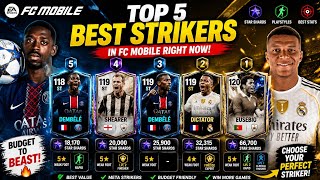 TOP 5 BEST STRIKERS IN FC MOBILE 🔥 Budget to Beast! Best Star Shards Picks