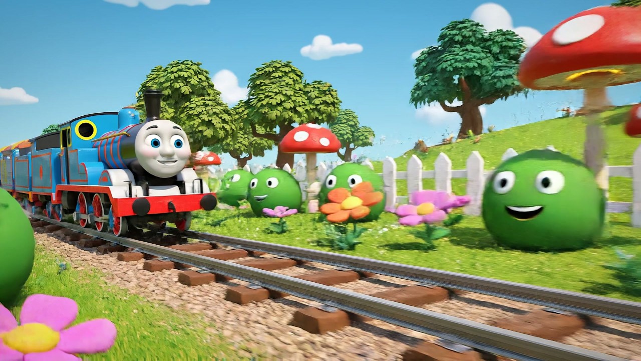 The Blue Train Goes Choo Choo Chee | Railway Adventure & Sounds for ...