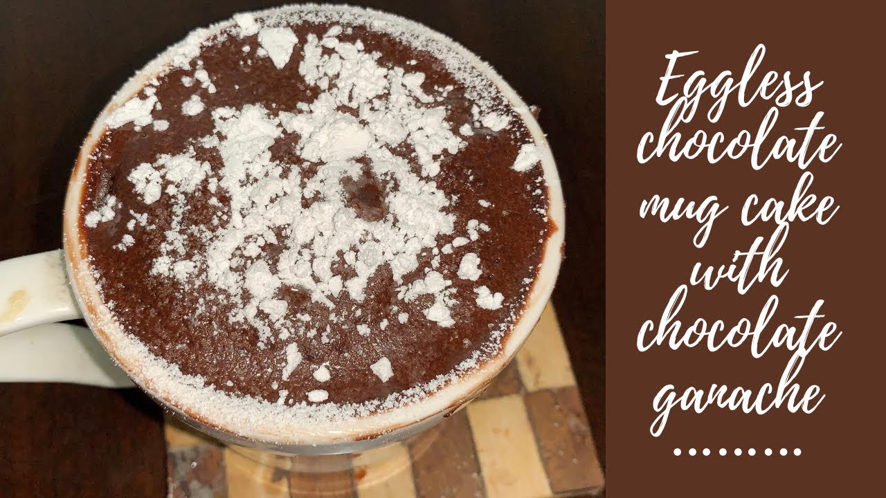 Easy Chocolate Mug Cake with Chocolate Ganache YouTube
