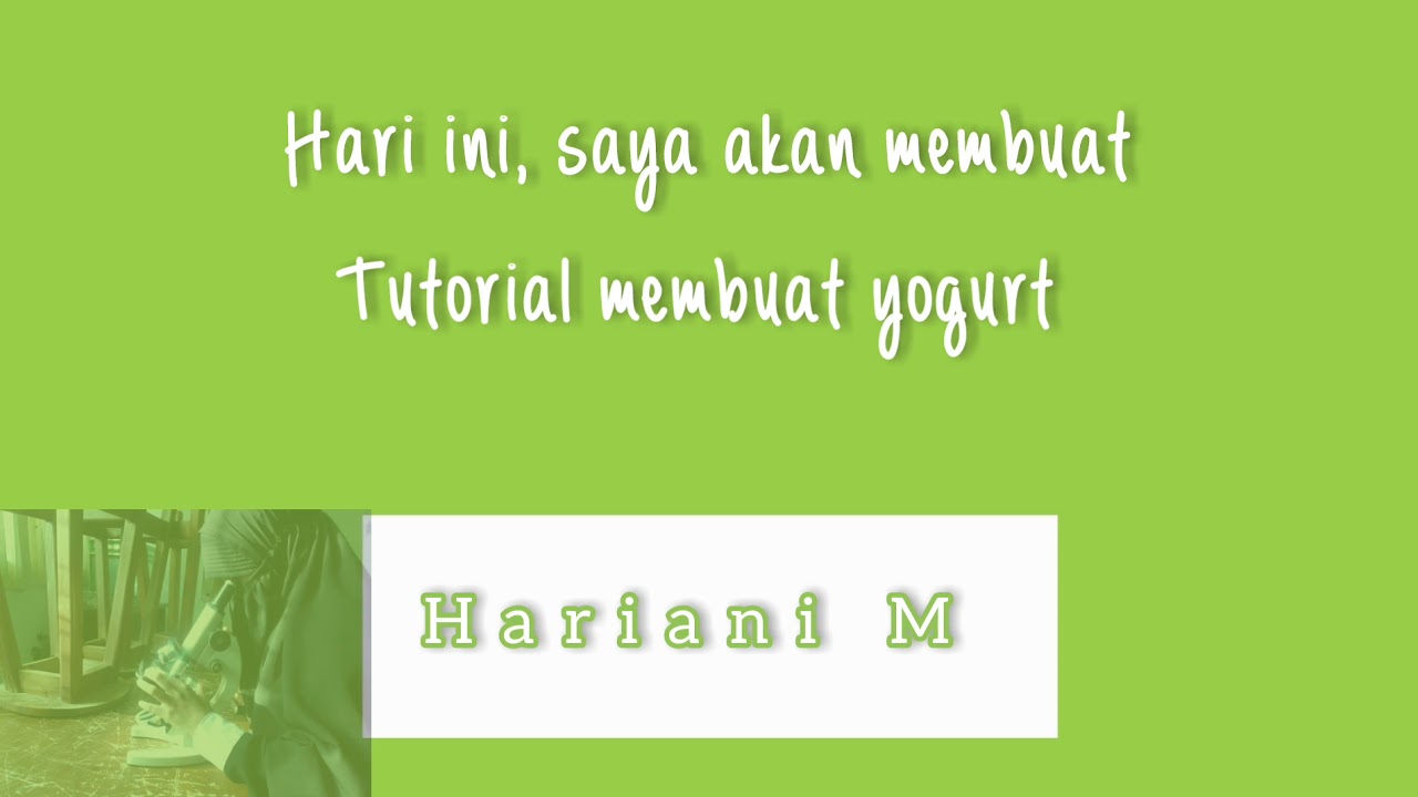 Tutorial membuat yogurt dengan bahan mudah di temukan 