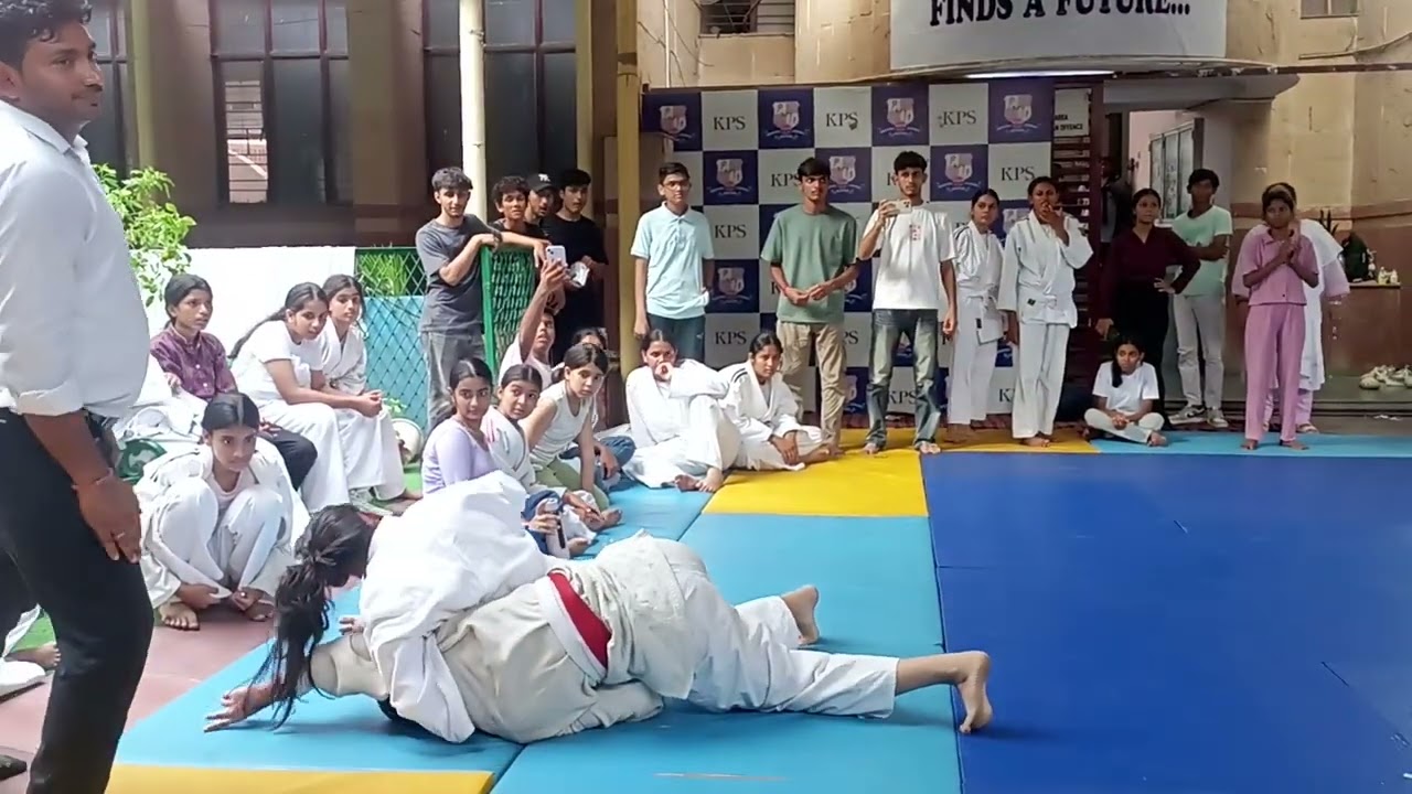 ZONAL JUDO COMPETITION RADHIKA WON BY WAZARI-ASTE HIPPON FINAL FIGHT 