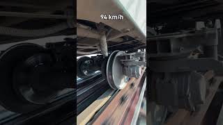 Speedy Train On New Railway Bridge.