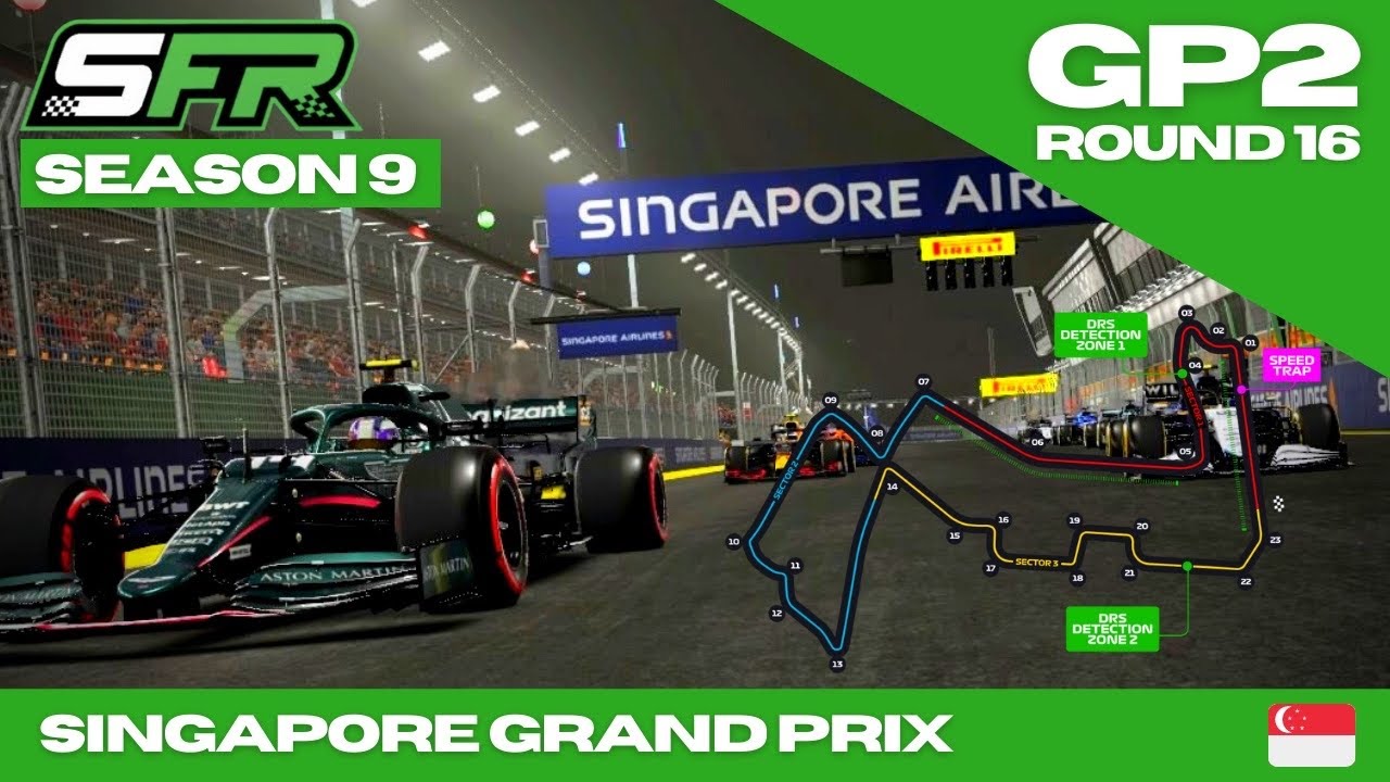 Speed Force Racing - S9 - GP2 - Round 16 - Singapore - YouTube