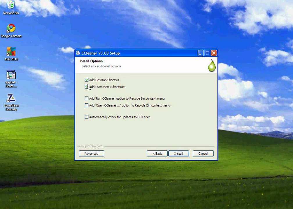 download ccleaner cho win xp