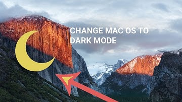 How to make Menu Bar and Dock to Dark Mode on Mac OS