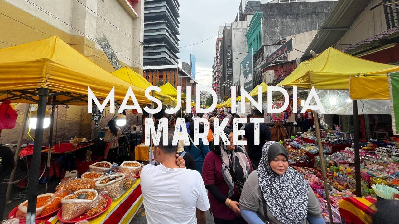 Masjid India Market Walk - Kuala Lumpur Malaysia