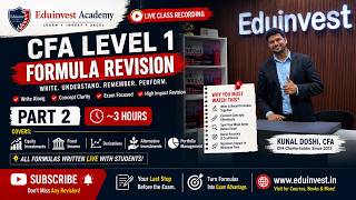 CFA Level 1 All Formula Revision 2026 – PART 2 | Equity • Fixed Income • Derivatives • Alt • PM