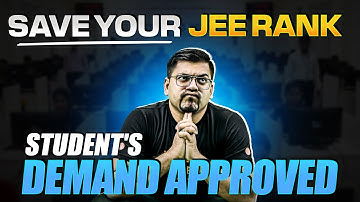 Save Your JEE Rank in JEE 2026 | JEE Best Test Series | JEE 2026 | Harsh Sir