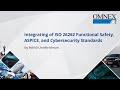 Integrating of ISO 26262 Functional Safety, ASPICE and Cybersecurity Standards | Nikhil Unnikrishnan
