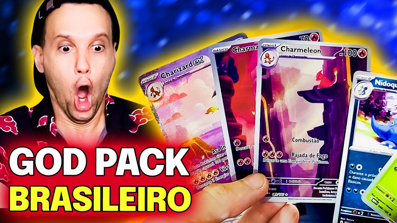 TIREI O GOD PACK BRASILEIRO MAIS RARO! 151 GOD PACK