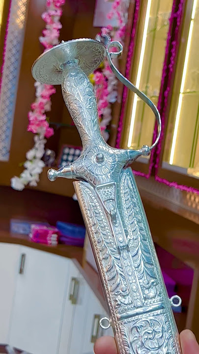 Ghamand kar/ silver sword 🗡️, designer silver talwar 🗡️, with 70% discount #shorts #talwarmarket