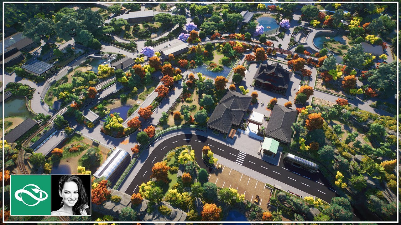 A Japanese Paradise in Planet Zoo - YouTube