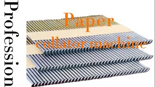 paper strip collator machine