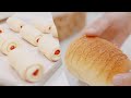 【4k ASMR】How to make extreme soft sausage bun腸仔包   | At Tasty