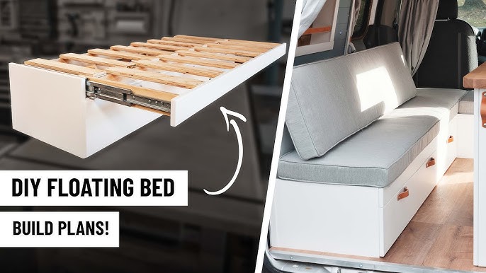 SUPER STRONG & SIMPLE IKEA CAMPERVAN BED  DIY Budget Van Hack - No  Experience Van Build 