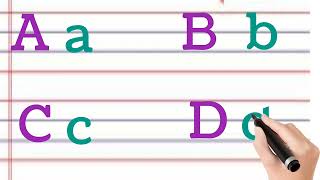 Abc Capital And Small Letters Alphabet Writing