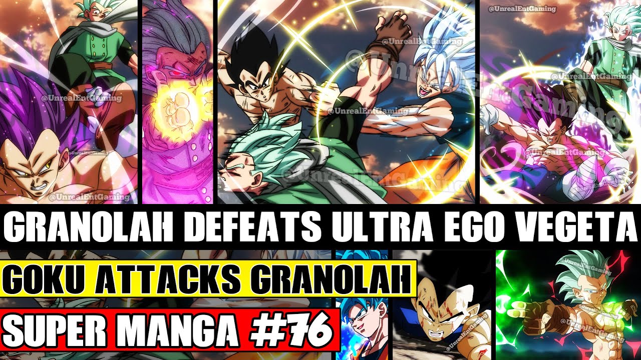 GRANOLAH DEFEATS ULTRA EGO VEGETA?! Goku Saves Vegeta Dragon Ball Super Manga Chapter 76 Spoilers