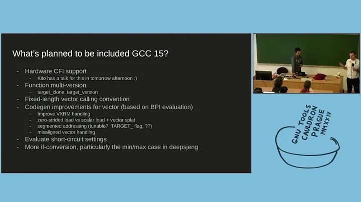 Kito Cheng Jeff Law, Jeremy Bennett and Palmer Dabbelt: RISC V BoF - GNU Tools Cauldron 2024