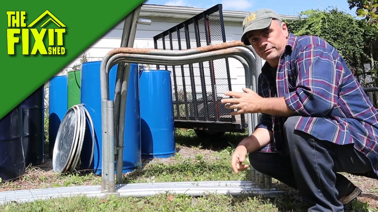 Превращение батута (или трёх) в теплицу арочного типа. Часть 2 | Мастерская по ремонту