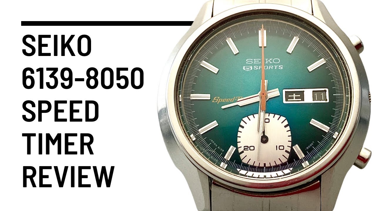 Seiko 6139-8050 Speed Timer Review - YouTube